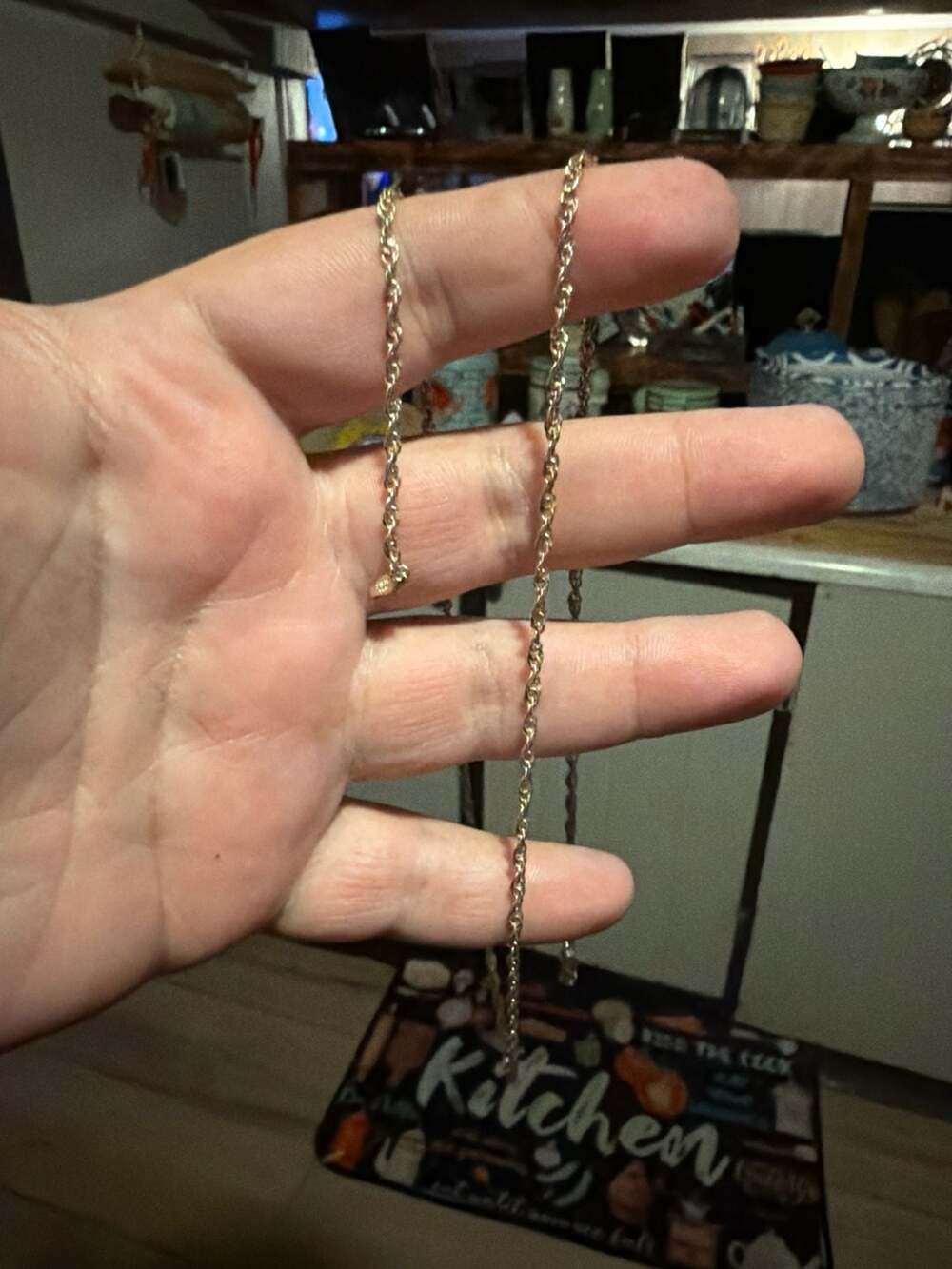 925 Sterling silver 24inch twisted rope chain